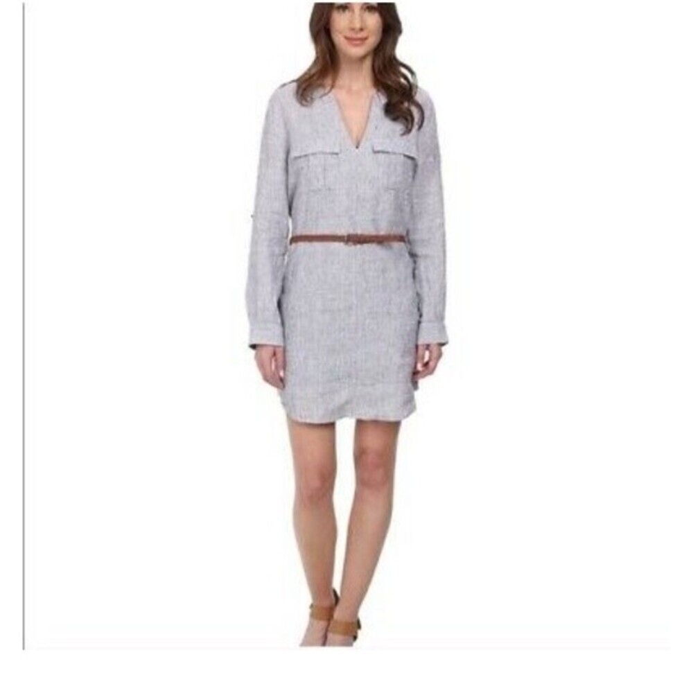 Joie XXS Rathana C Linen dress - gray - Picture 3 of 16